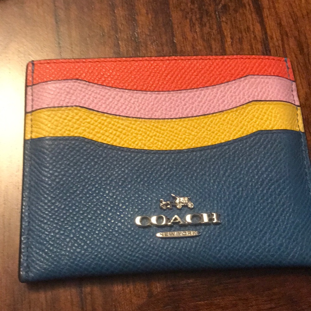 Coach card holder
